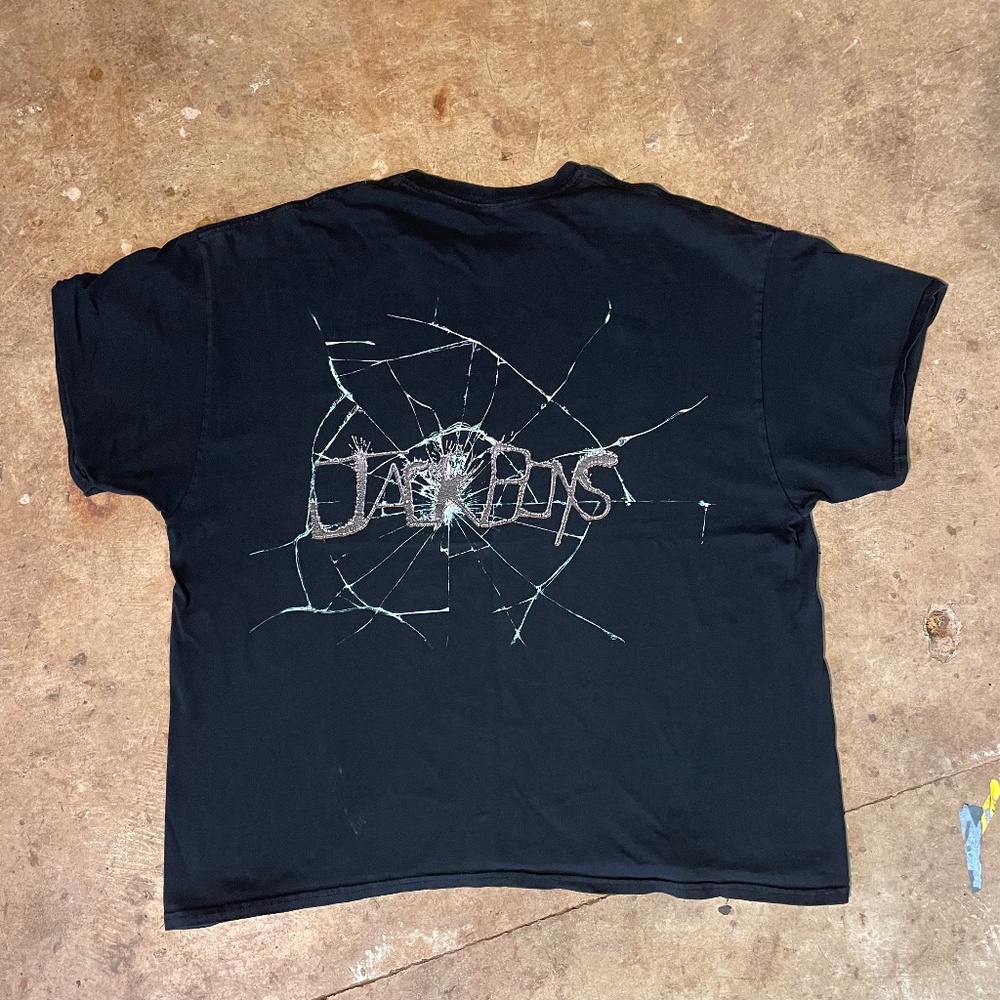 Travis Scott Cactus Jack Cracked Jackboys Hip Hop Rap Tour Merch Shortsleeve Tee